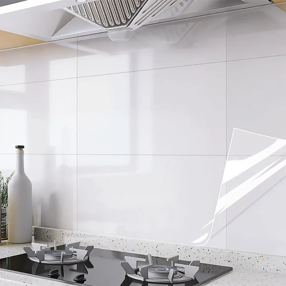 Adesivo Paraschizzi Cucina 45cm Trasparente Antiolio Statico Termoresistente