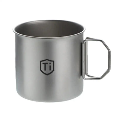 Mug/Tazza in Titanio Antibatterica Antimuffa con Coperchio - Campeggio