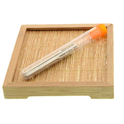 Aghi per cucito a mano Set 9 pz occhio grande punta smussata pelle ricamo