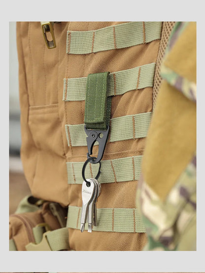 Moschettone Nylon Resistente Portachiavi per Zaino MOLLE Camping Escursionismo