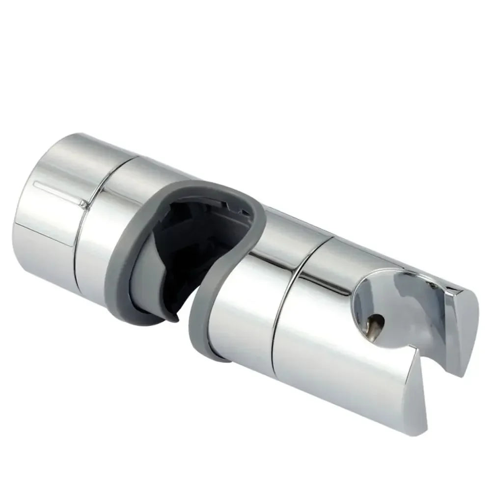 Supporto doccetta regolabile per asta doccia scorrevole 22-25mm cromato ABS