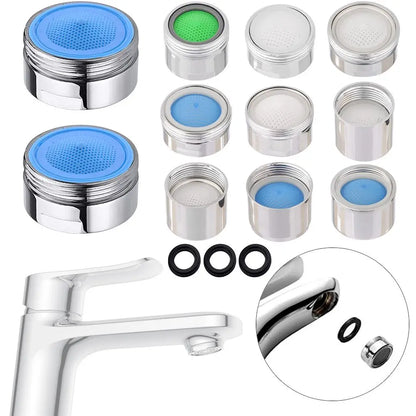 Aeratore Rubinetto 18-28mm M22/M24 Risparmio Acqua Filtri Ricambio Bagno Cucina