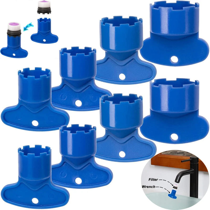 Chiave aeratore rubinetto universale + filtro kit riparazione plastica