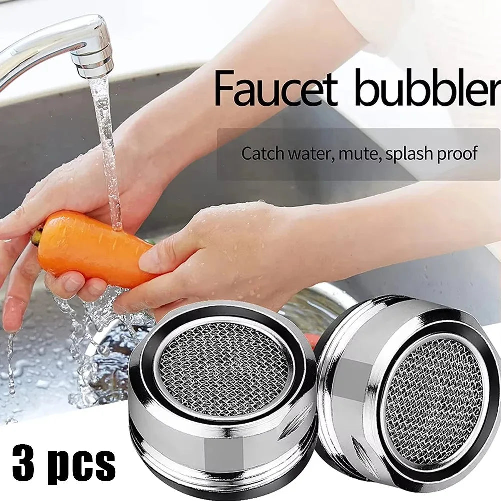 3pz Aeratori/Filtro Rubinetto M24 24mm Ricambio Risparmio Acqua per Lavabo