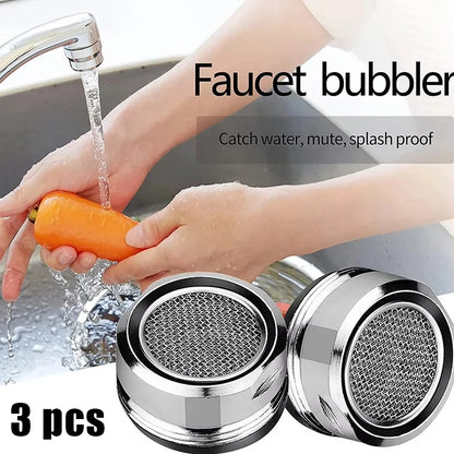 3pz Aeratori/Filtro Rubinetto M24 24mm Ricambio Risparmio Acqua per Lavabo