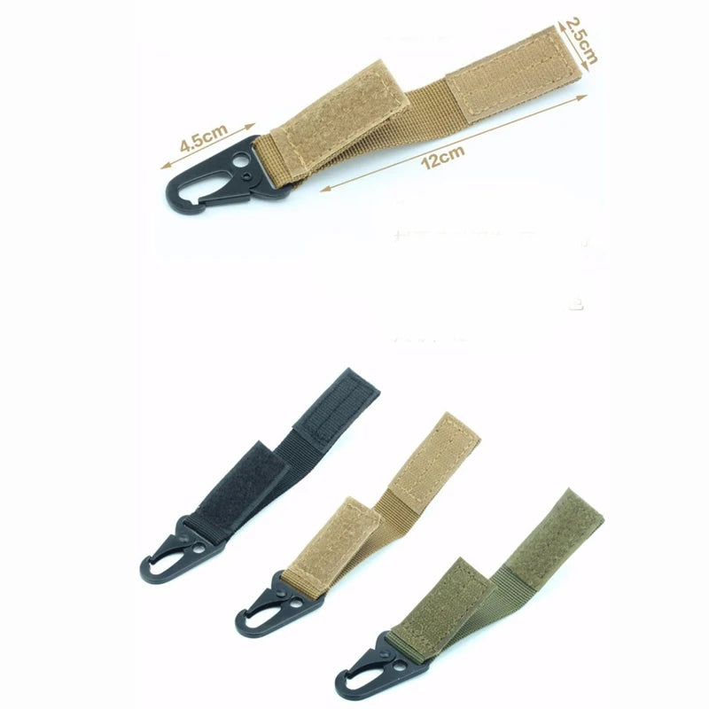 Moschettone Nylon Resistente Portachiavi per Zaino MOLLE Camping Escursionismo