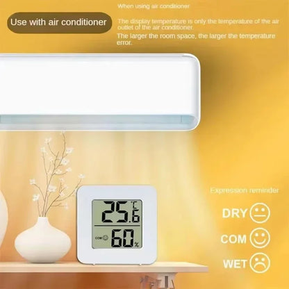 Stazione Meteo Digitale LED - Orologio, Termometro e Igrometro per Casa