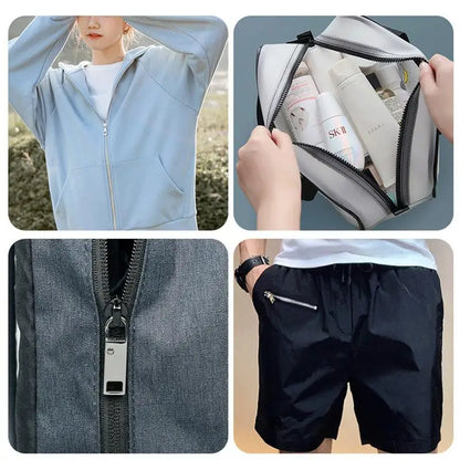 Kit 4/8 pezzi Tirazip Cursore Zip Multicolore Ricambio Jeans Zaini