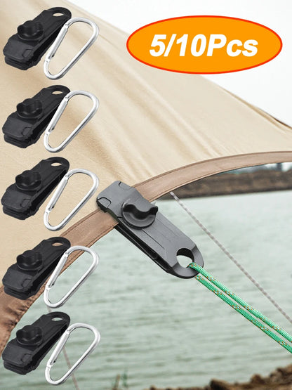5/10 pz Clip Telone Heavy-Duty - Morsetti Fissaggio Tenda/Tendalino