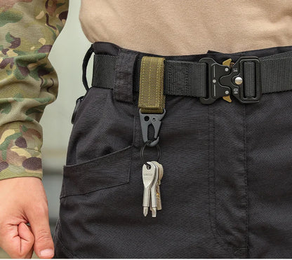 Moschettone Nylon Resistente Portachiavi per Zaino MOLLE Camping Escursionismo