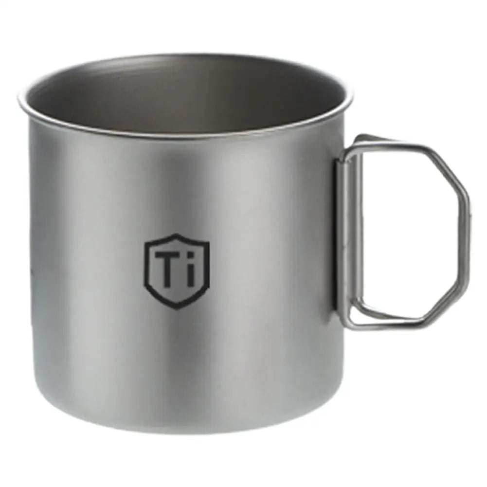 Mug/Tazza in Titanio Antibatterica Antimuffa con Coperchio - Campeggio