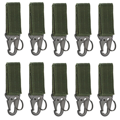 Moschettone Nylon Resistente Portachiavi per Zaino MOLLE Camping Escursionismo