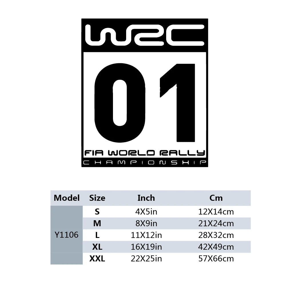 Adesivi Auto WRC USSR in Vinile - Kit Sticker Rally Tuning Decorazione