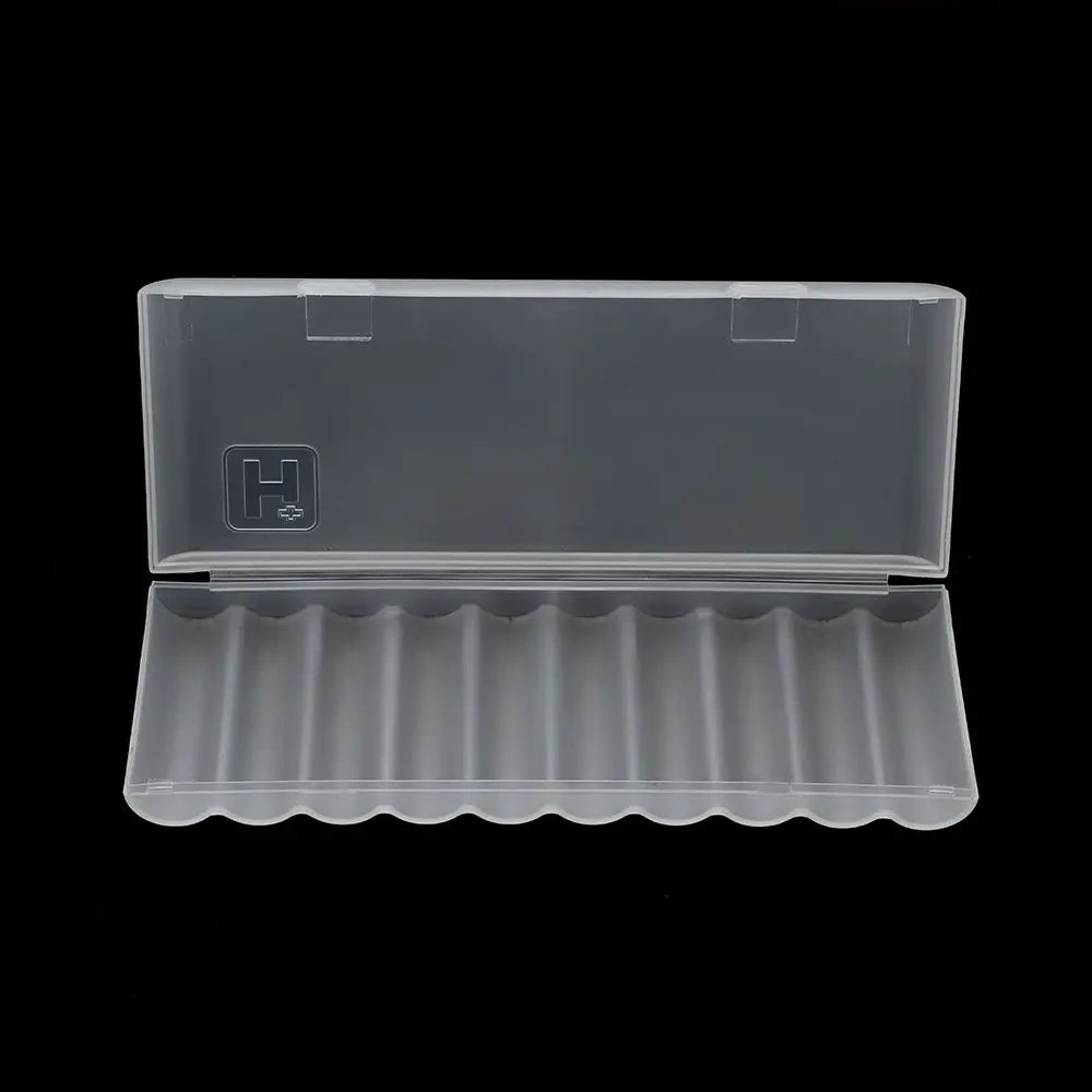 Custodia Rigida 10 Slot Batterie 18650 AA AAA Ricaricabili Porta Batterie