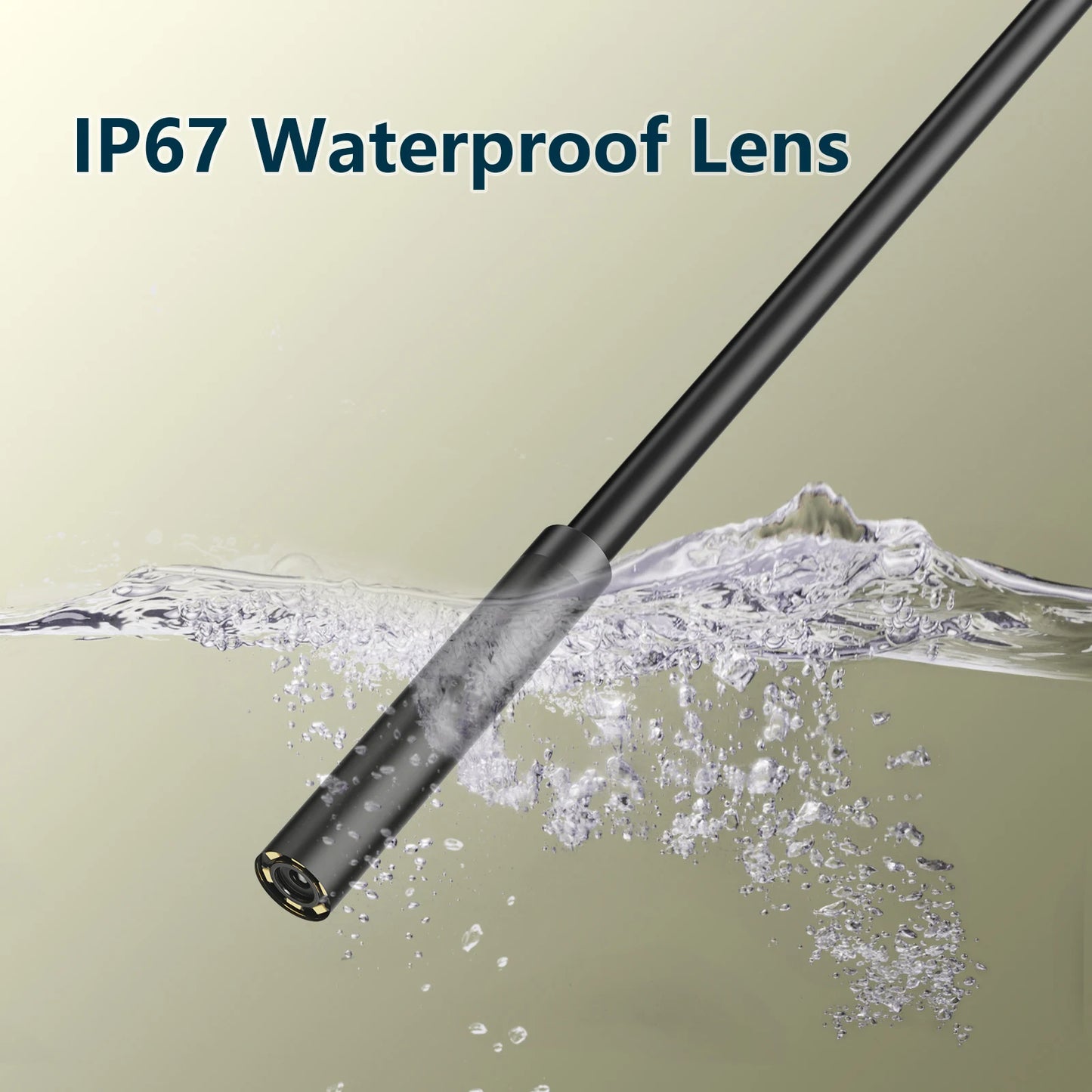 Telecamera endoscopica 7mm USB-C IP67 6 LED impermeabile per Android