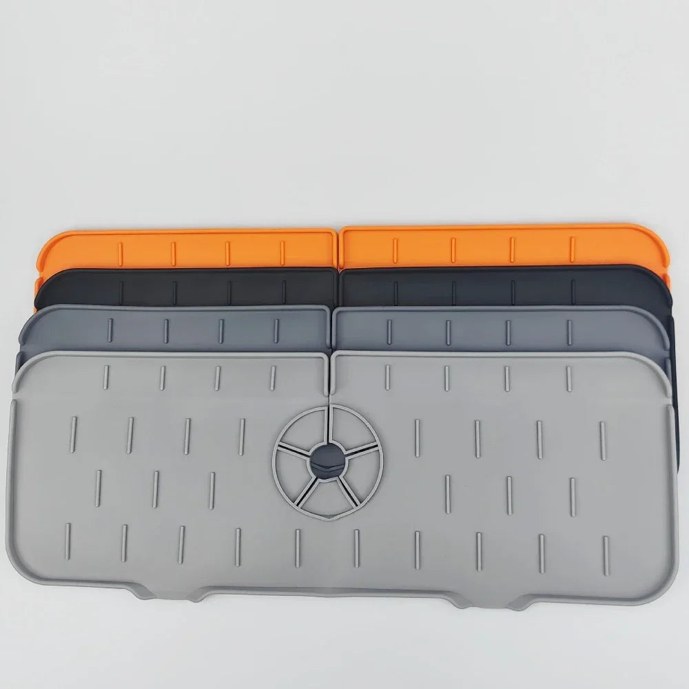 Porta spugna silicone antigoccia per lavello cucina - tappetino paraschizzi