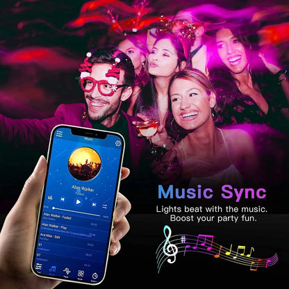 Striscia LED RGB 5050 Bluetooth - APP e Telecomando Flessibile
