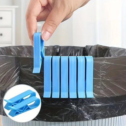 10 Pezzi Clip Ferma Sacco per Pattumiera/Bidone Antiscivolo Molletta Laterale