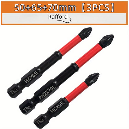 Set 3/6/12 Punte Magnetiche S2 Antiscivolo per Avvitatore e Trapano