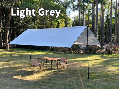 Telo Tarp Impermeabile Ultralight Tendalino Campeggio Trekking Spiaggia
