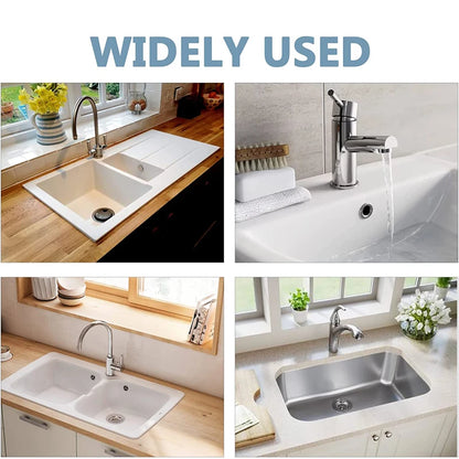4 Pezzi Tappo Troppopieno Lavandino Universale Plastica Tondo Bagno Cucina