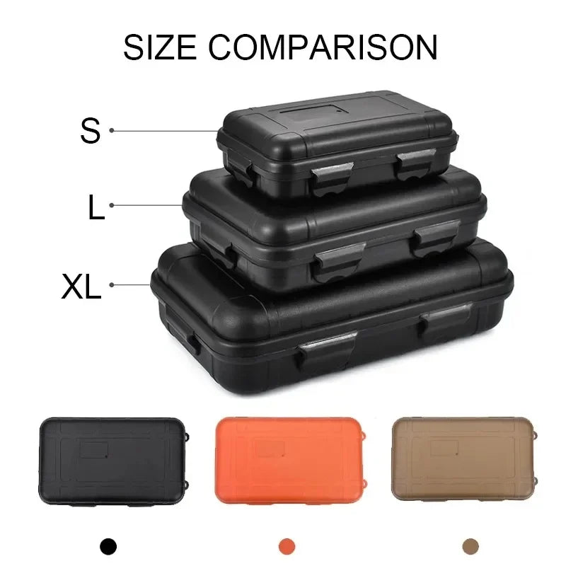 Scatola Stagna Impermeabile Contenitore Sopravvivenza Camping da Esterno S/L/XXL