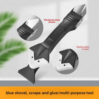 Raschietto Silicone 5-in-1 per Colle, Sigillanti, Fughe e Guarnizioni