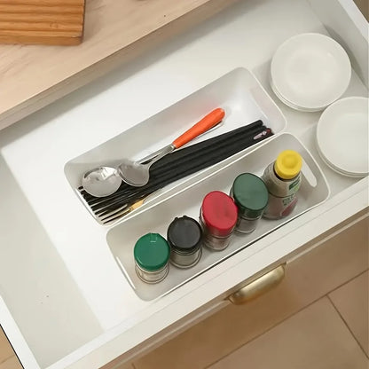 Set 10 Scatole Organizer Portaoggetti Contenitori Multifunzione per Biancheria
