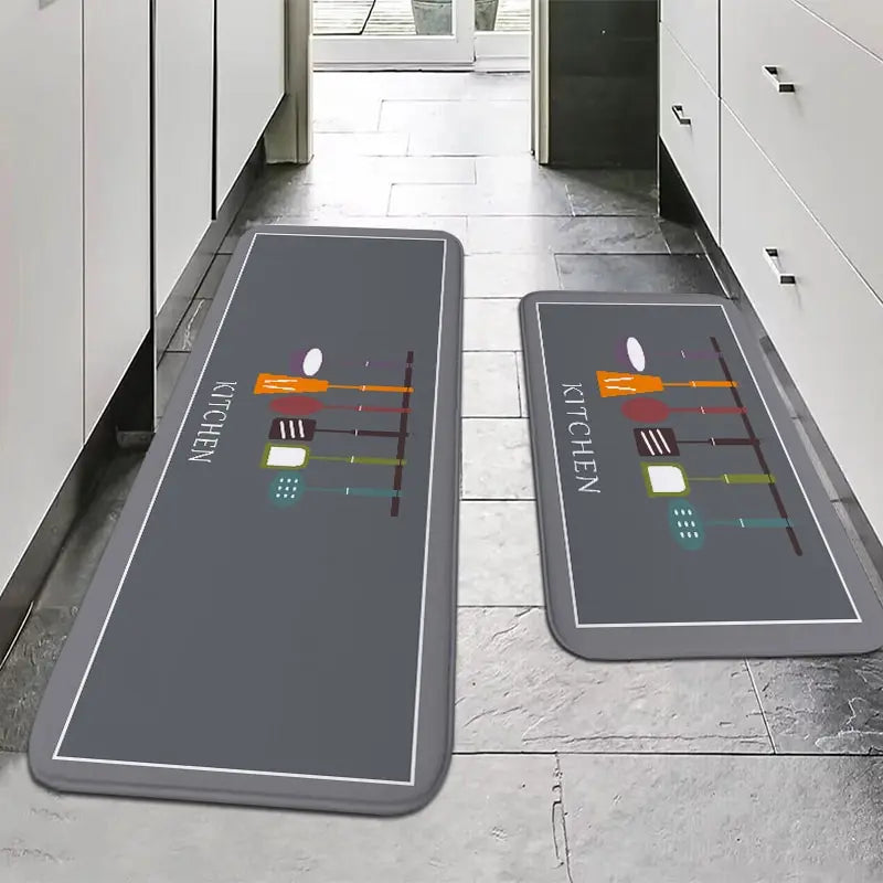 Tappetino Antiscivolo Assorbente per Bagno e Cucina Lavabile 1 Pz