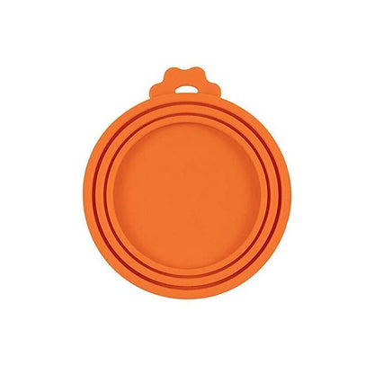 Set 3 Coperchi Silicone Riutilizzabili per Scatolette Cibo Gatto/Cane 6.5-8.5 cm