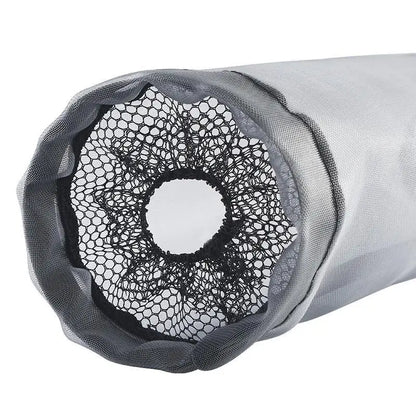 Dispenser sacchetti cucina da parete in rete grigio salvaspazio