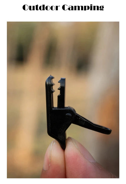 Clip/Ganci Morsetti Coccodrillo per Tenda e Telo Antivento - 10/20/50 pz