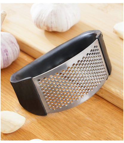Pressa Aglio Acciaio Inox Manuale - Schiacciaglio Utensile Cucina Lavabile