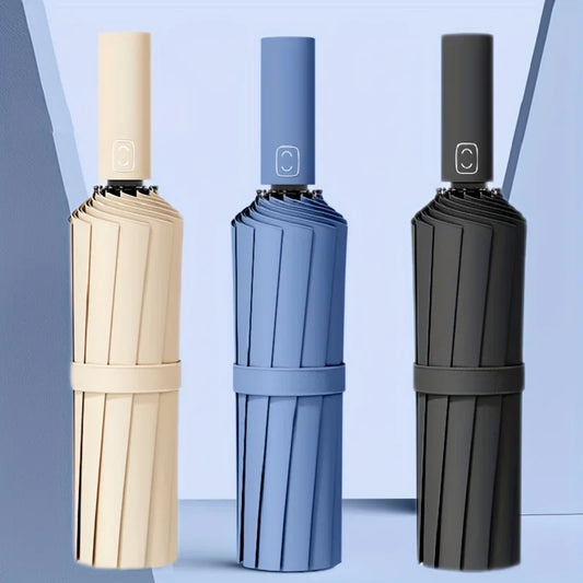 Ombrello 24 stecche antivento rinforzato anti-UV Uomo/Donna resistente