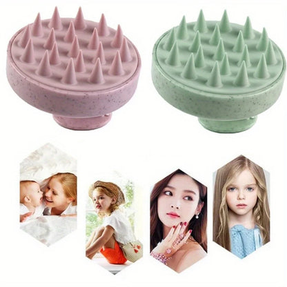 Spazzola Massaggiante Silicone per Shampoo e Doccia Cuoio Capelluto 1pz