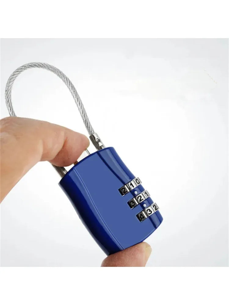 Lucchetto TSA 3 cifre a combinazione per valigia trolley bagaglio zaino