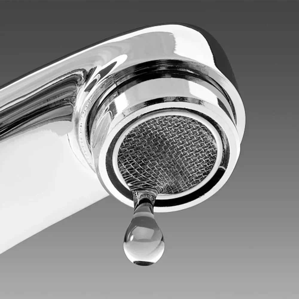 Aeratore filettato 24mm per rubinetto bagno/cucina ottone, filtro sostituibile