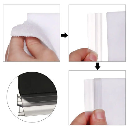 Guarnizione porta doccia per vetro 4-12mm | Profilo para acqua antigoccia
