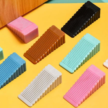 Fermaporta cuneo in silicone antiscivolo blocca porta casa ufficio