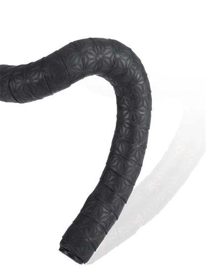 Nastro manubrio bici corsa 2pz PU antiscivolo ammortizzante con tappi manubrio