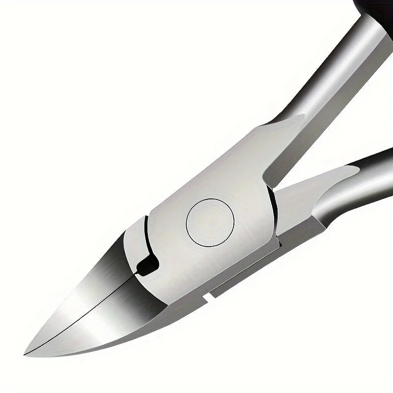 Tagliaunghie professionale acciaio inox concavo per unghie spesse e incarnite