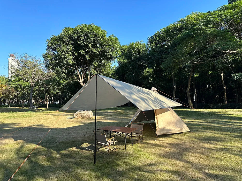 Telo Tarp Impermeabile Ultralight Tendalino Campeggio Trekking Spiaggia