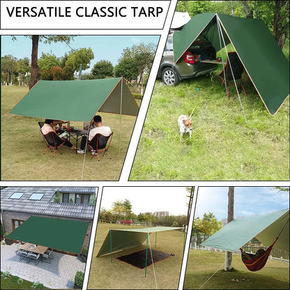 Telo Tarp Impermeabile Ultralight Tendalino Campeggio Trekking Spiaggia
