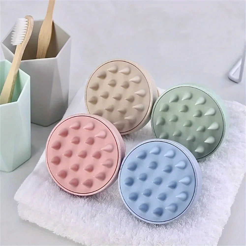 Spazzola Massaggiante Silicone per Shampoo e Doccia Cuoio Capelluto 1pz