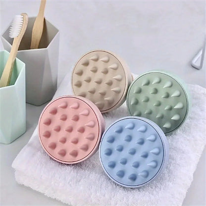 Spazzola Massaggiante Silicone per Shampoo e Doccia Cuoio Capelluto 1pz