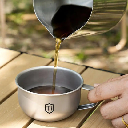 Mini tazza da campeggio portatile per caffè tè acqua 80/220 ml