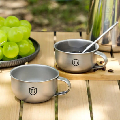 Mini tazza da campeggio portatile per caffè tè acqua 80/220 ml