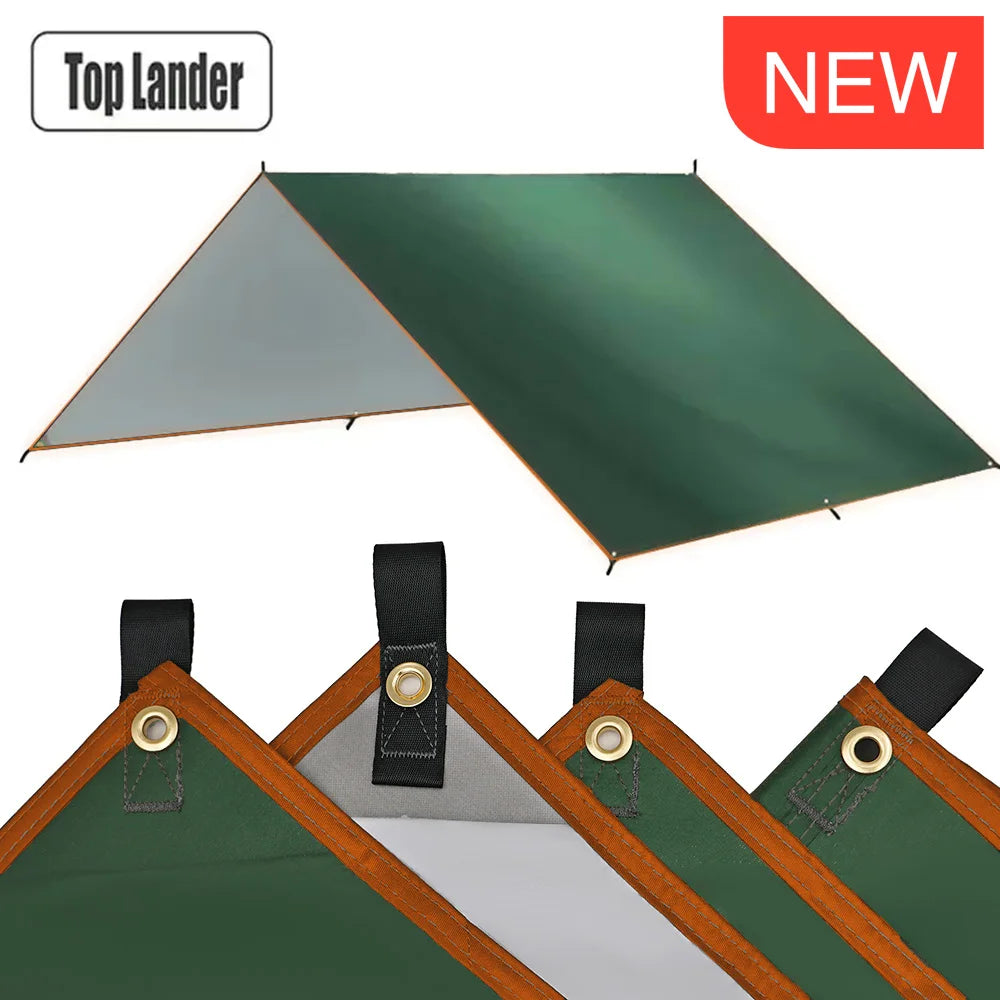 Telo Tarp Impermeabile Ultralight Tendalino Campeggio Trekking Spiaggia