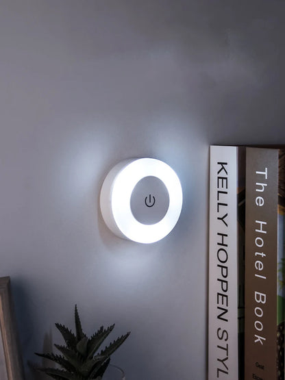 Lampada Notte LED Ricaricabile USB Touch Tattile Magnetica Camera Corridoio