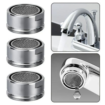 Aeratore filettato 24mm per rubinetto bagno/cucina ottone, filtro sostituibile